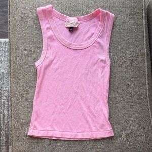 Universal Thread Light Pink Ribbed Tank Top
